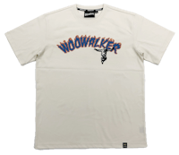 a white t - shirt with the word'woolwacker'on it