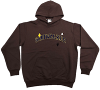 a brown hoodie with the word wildwalker on it